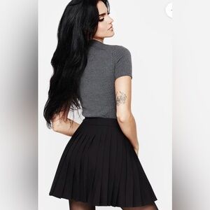 Disturbia New Moonage pleated mini skirt US 10